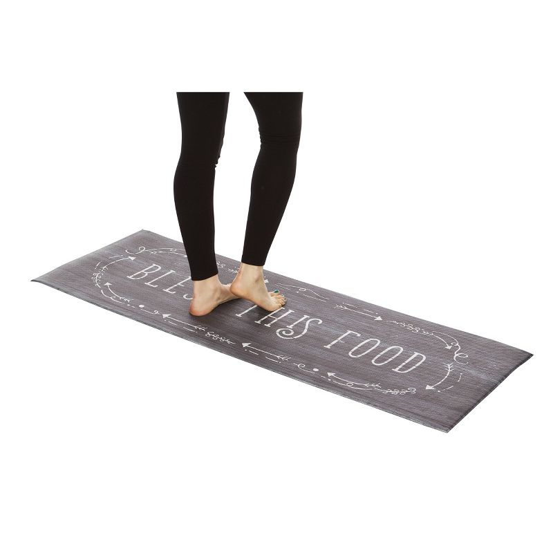 20"x34" Medallion Accent Kitchen Rug Blue - Threshold™