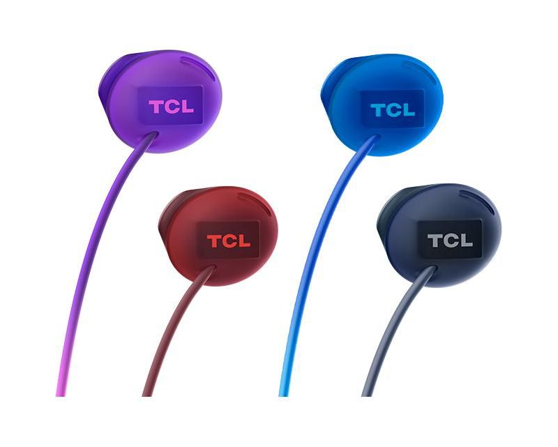 TCL Sunset Orange Wireless In-ear Bluetooth Headphones with Mic - SOCL200BTOR - Stereo - Wireless - Bluetooth - 32.8 ft - 32 Ohm - 15 Hz - 22 kHz