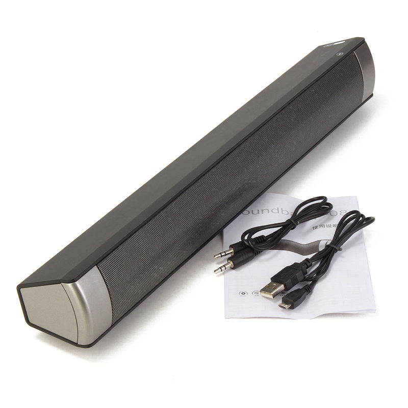 Powerful Bluetooth Soundbar TV Perfect Sound Soundbar LP-08 HIFI Mini Altavoz USB Soundbar Speaker for Computer PC Tablet TV