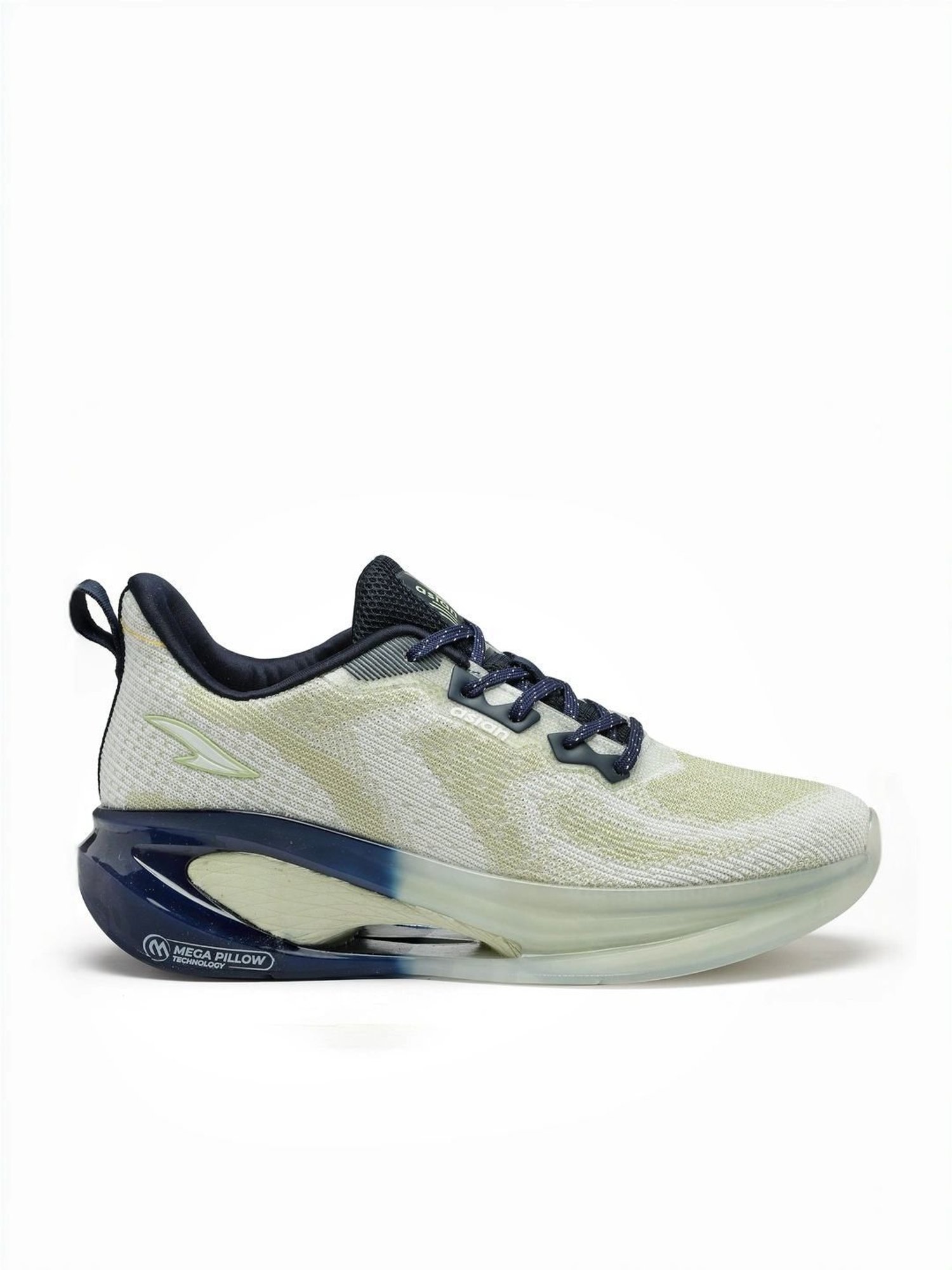 Asian Men's White Running Shoes