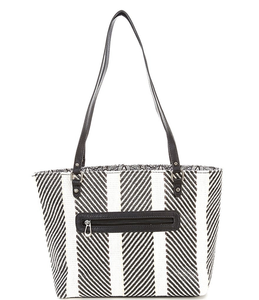 Sakroots Metro Woven Top Zip Tote Bag