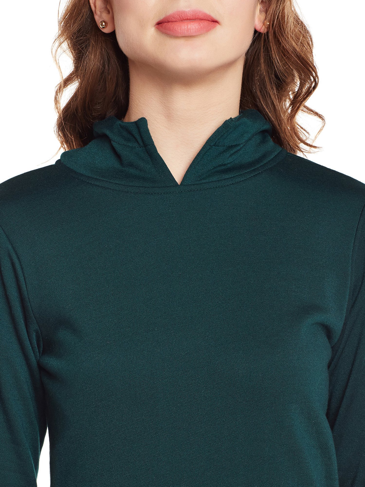 Belle Fille Teal Full Sleeves Sweatshirt