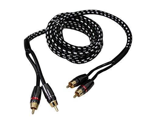 Absolute USA COMR12 12-Feet Competition Series RCA Audio Interconnect Cable