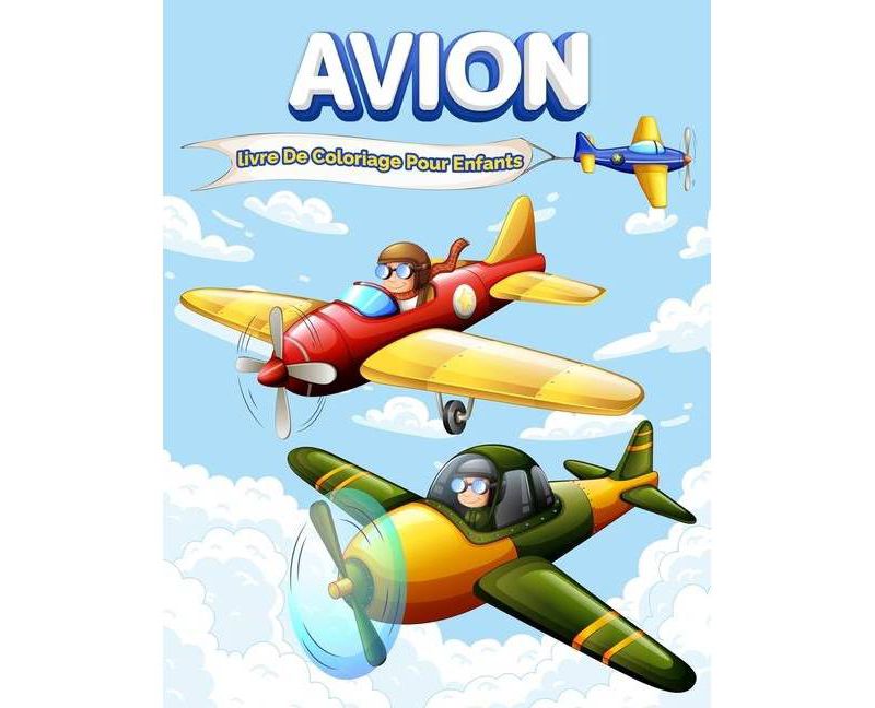 Livre de coloriage sur les avions - by  Booksly A (Paperback)