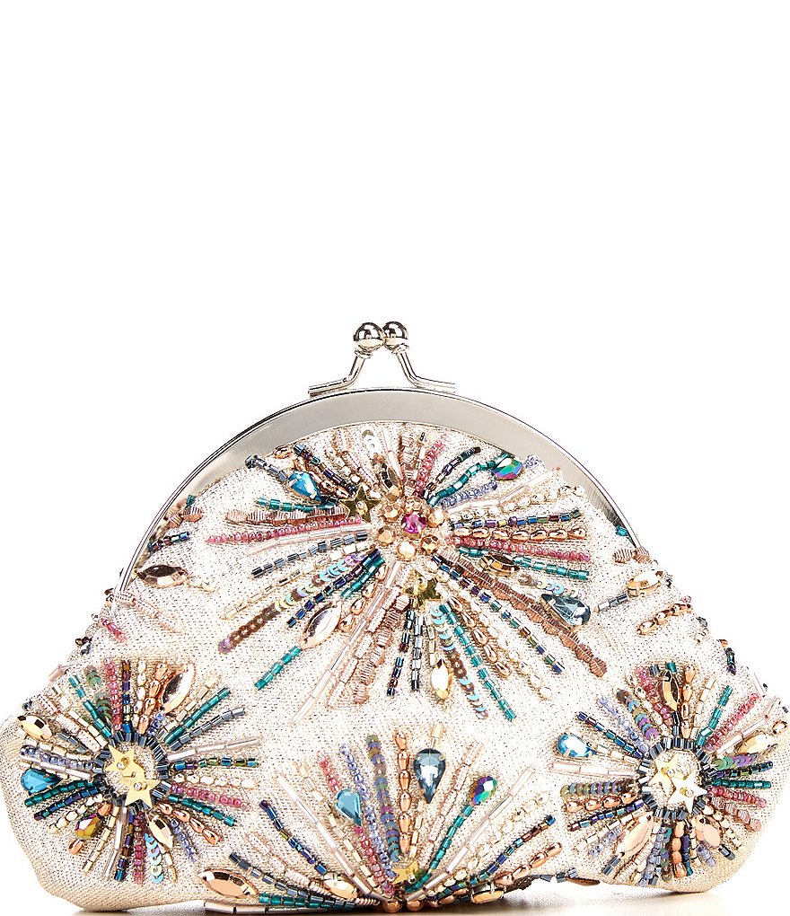 Kate Landry Crushed Crystal Clutch Bag