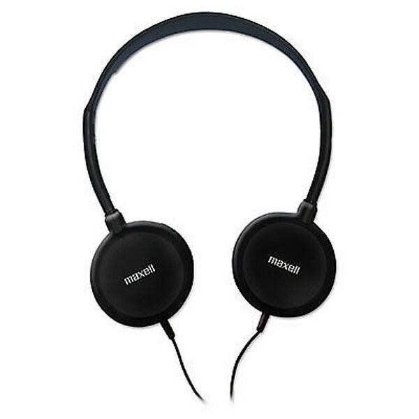 Maxell 190318 Lightweight Stereo Headphones with Swivel Earcaps, HP-200