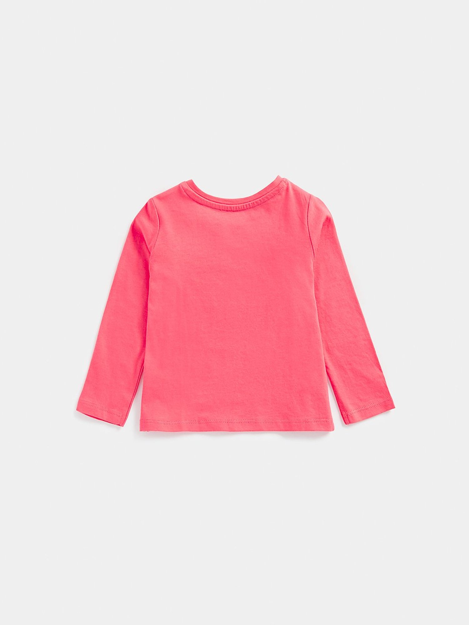Mothercare Kids Pink Printed Full Sleeves T-Shirt