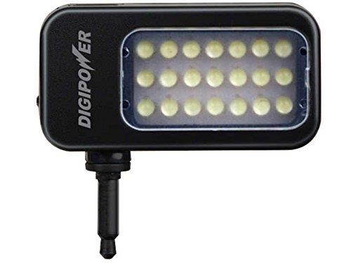 DigiPower LED Light for Smartphones and Tablets - Retail Packaging - Black