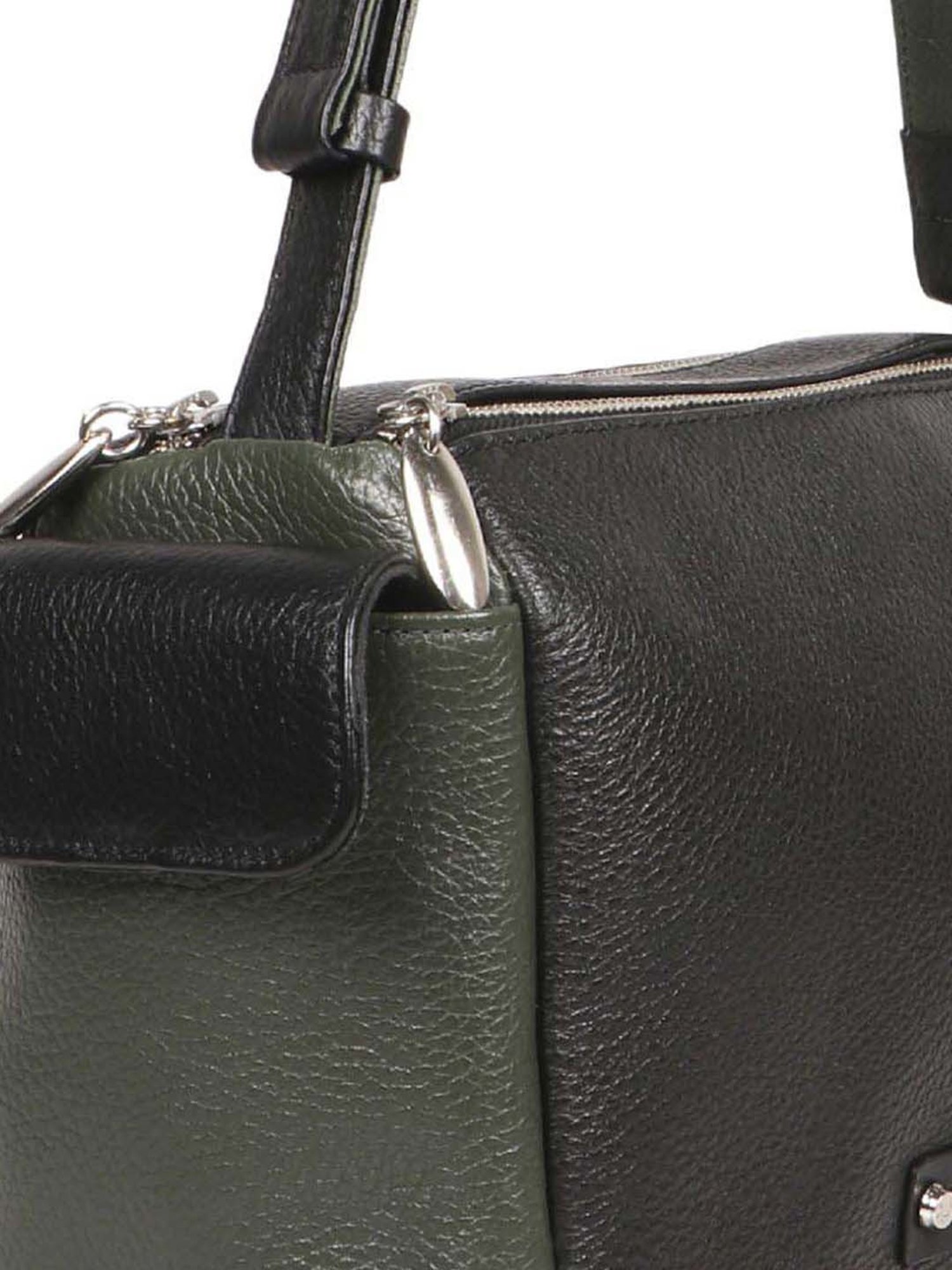 Hidesign Hipsters Black Woke 01 Solid Medium Shoulder Handbag