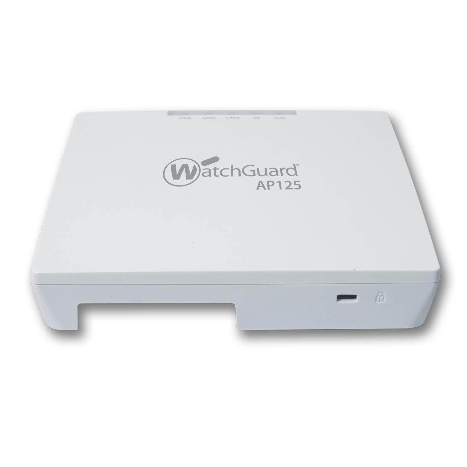 WatchGuard Secure AP125 with 1YR Basic Wi-Fi 802.11ac Wave 2 2x2:2 MU-MIMO Indoor (WGA15701)
