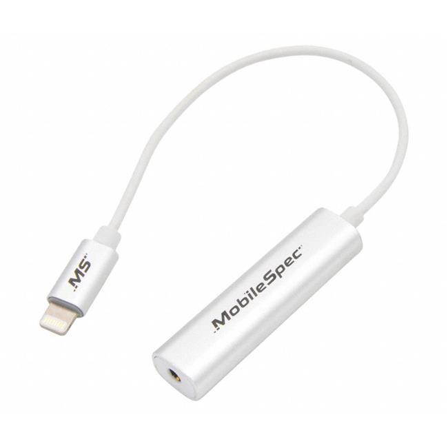 MOBILESPEC MBS12551 Audio Adapter,3.5mm Audio Cable,White