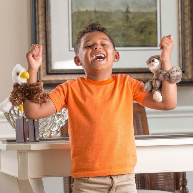 Wild Republic Huggers Plush Dino T-Rex, Pteranodon, and Triceratops