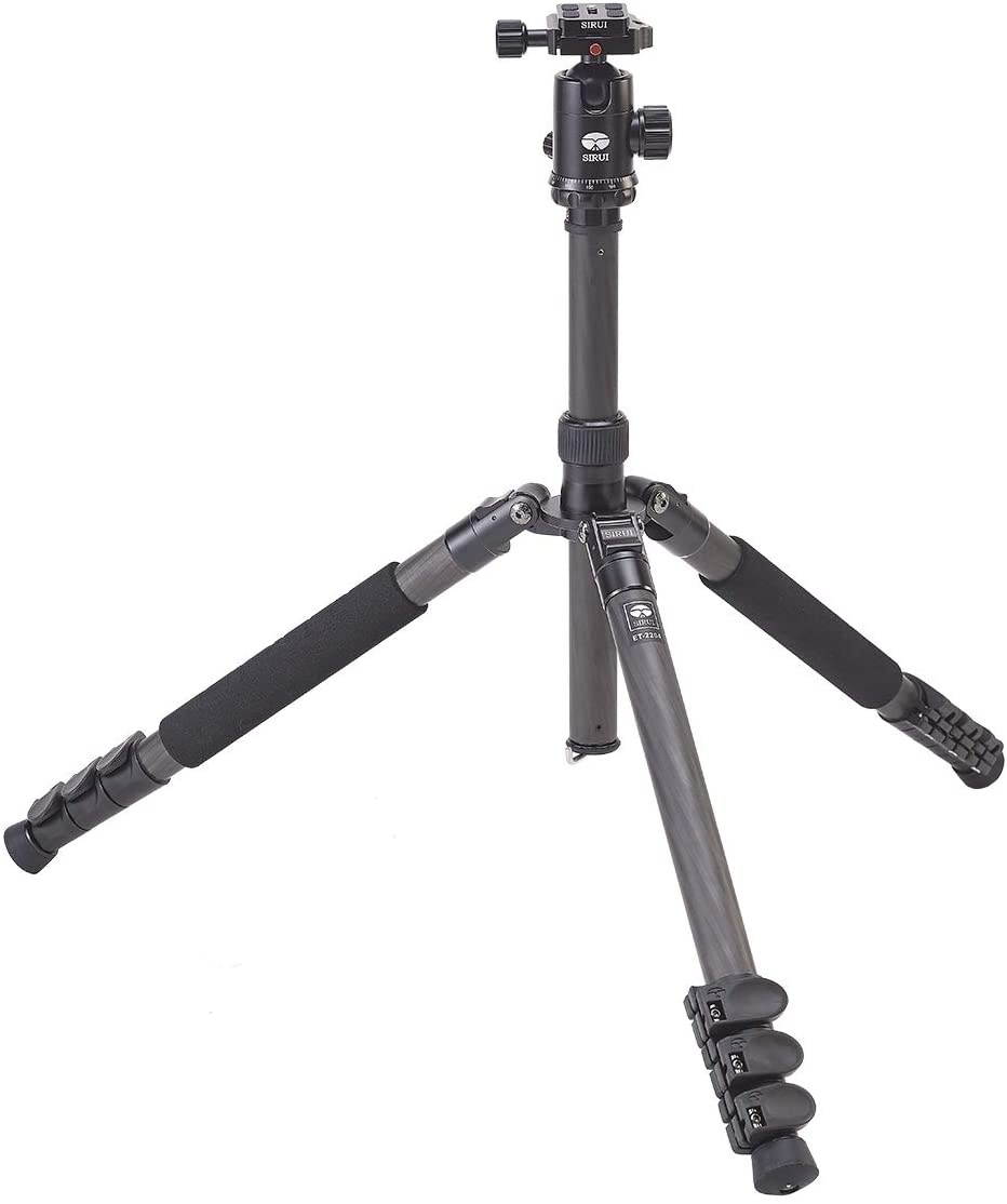 Sirui ET-2204 3-section Aluminum Tripod with E-20 BallHead - Black #SUET2204