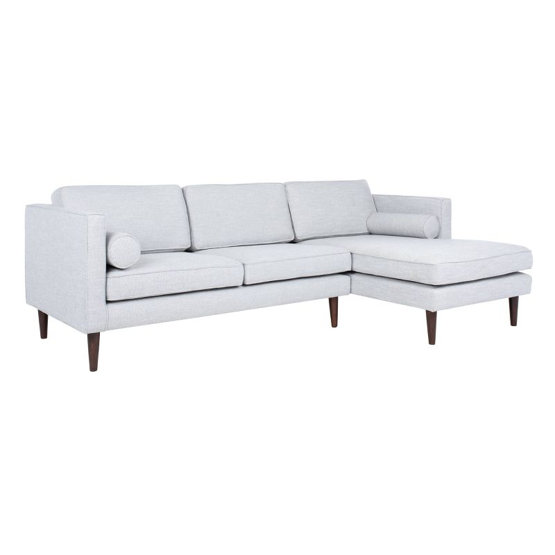 3pc Keswick Sectional Sofa Brown - Abbyson Living