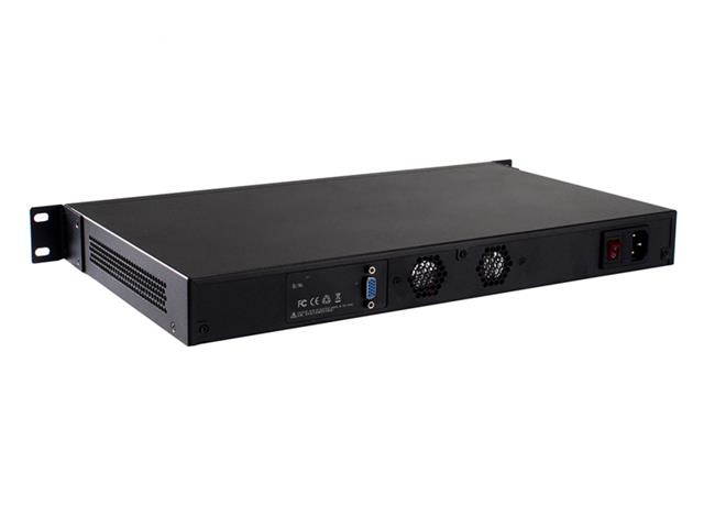 Firewall, Mikrotik, Pfsense, VPN, 1U Rackmount, B75,Intel I5 3470,Network Security Appliance,(Gray),[HUNSN RS09],[6LAN/2USB2.0/1COM/Fan],(Barebone System)