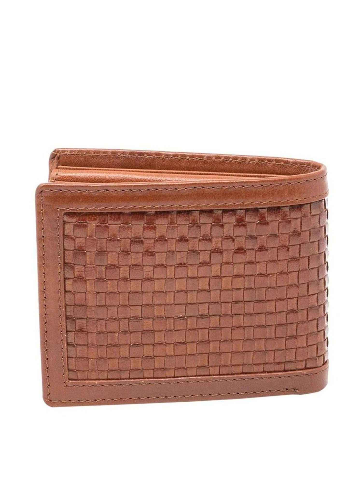 Tohl Tan Casual Leather Bi-Fold Wallet for Men