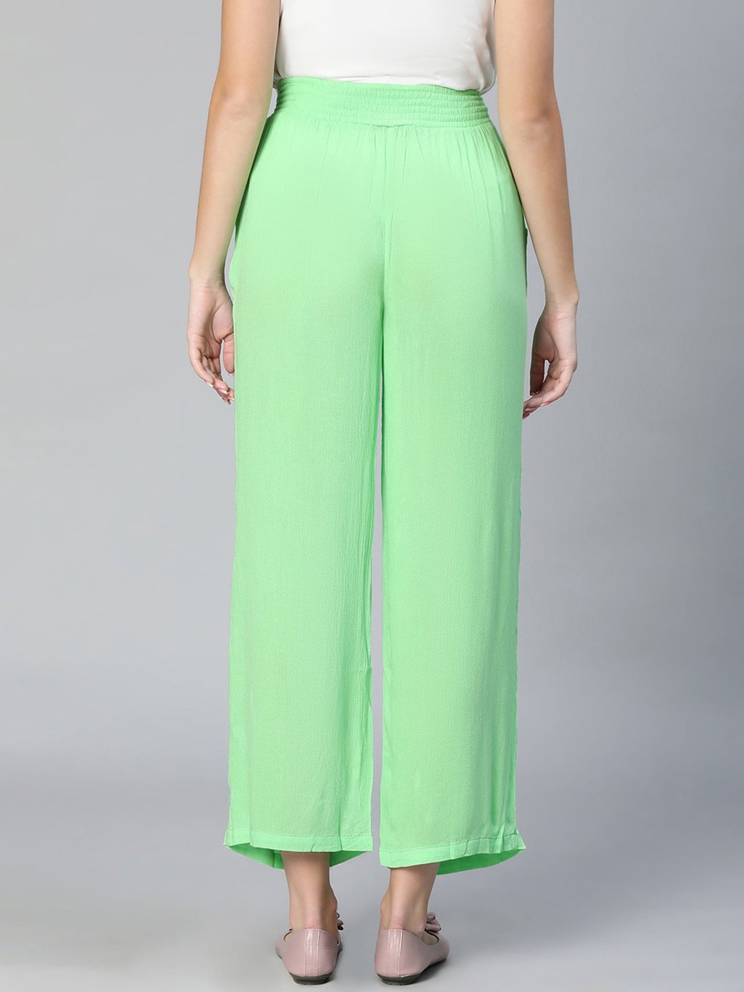 Oxolloxo Green Relaxed Fit Maternity Pants