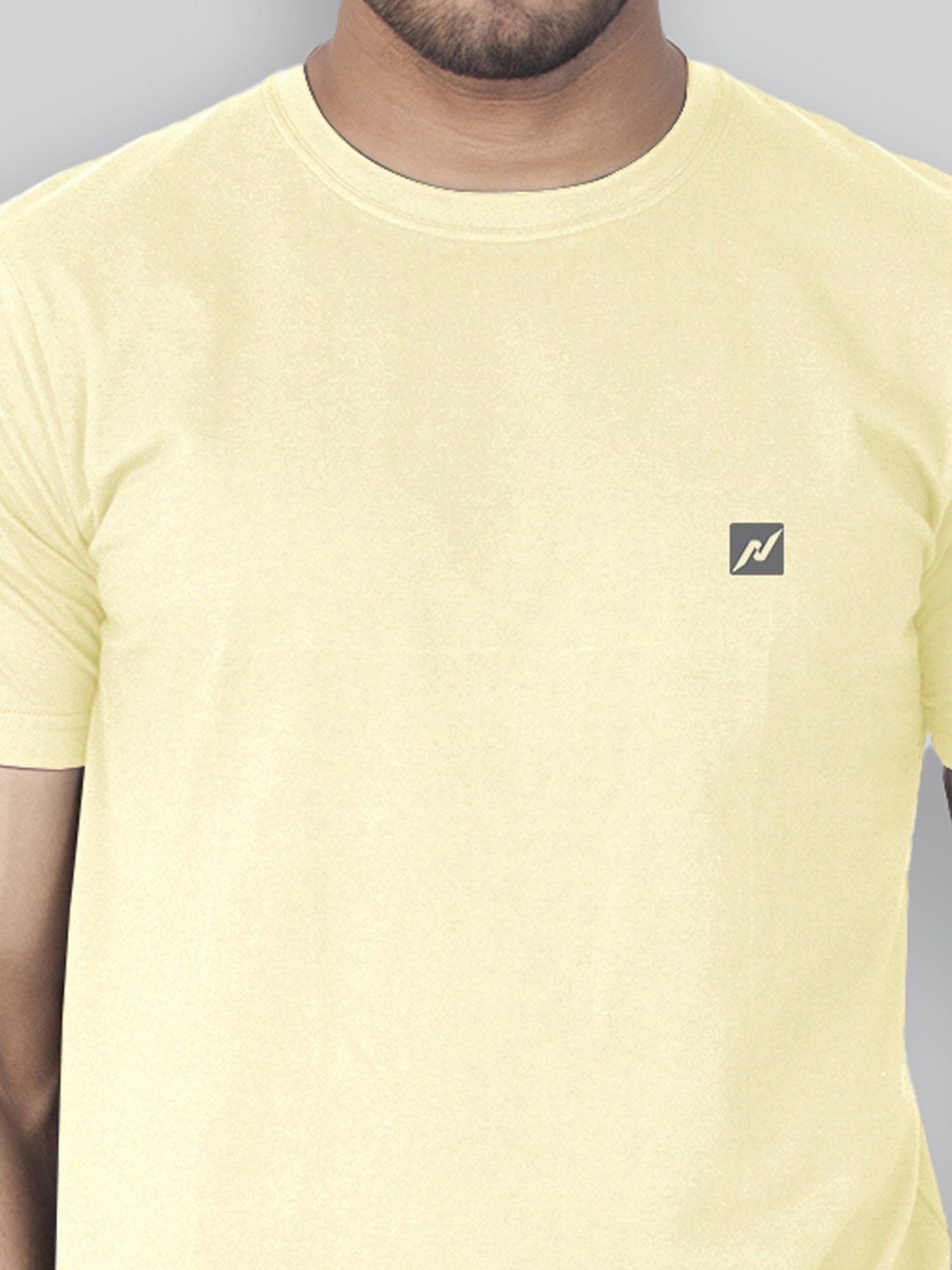 Lux Nitro Yellow & Sea Green Regular Fit T-Shirt Pack of - 2
