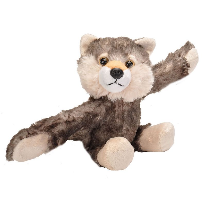 Wild Republic Huggers Plush Sloth, Wolf, and Panda