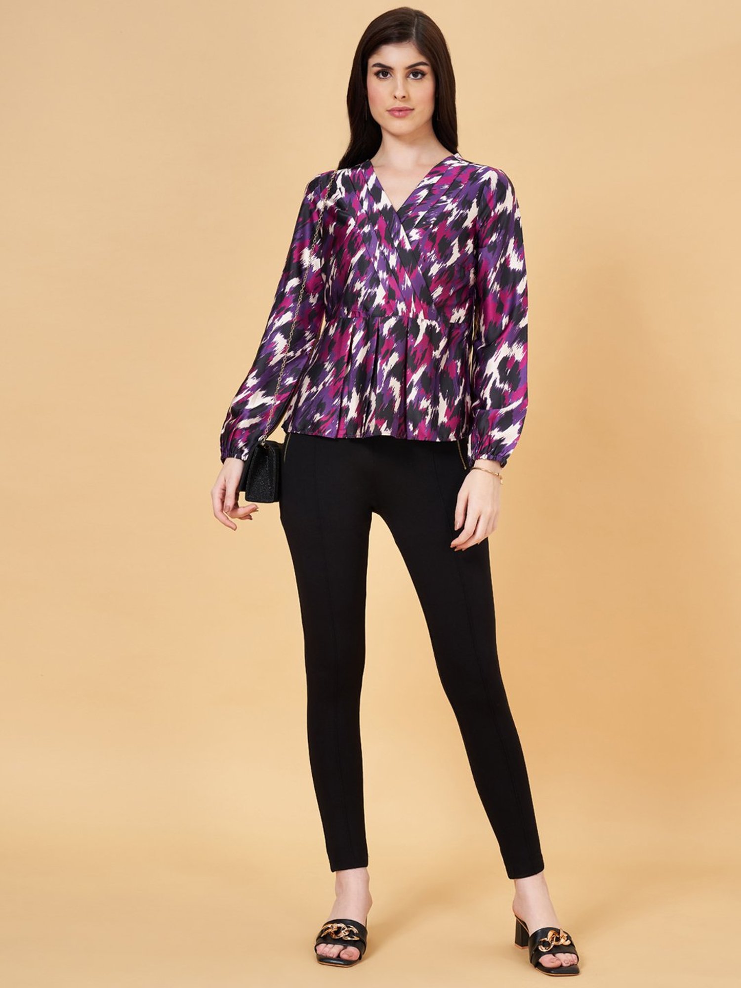 Annabelle by Pantaloons Multicolored Printed Top