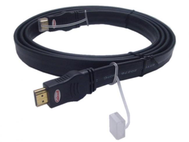Calrad Electronics 55-627-25 Flat HDMI Male to Male Cable 25'