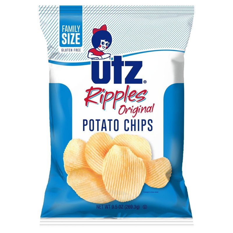 Utz Ripples Original Potato Chips - 9.5oz