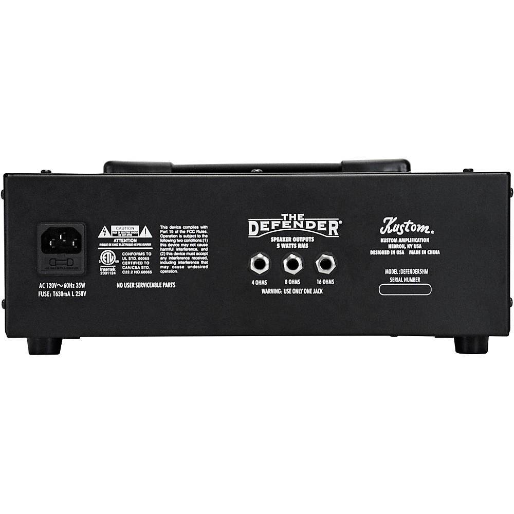 Kustom DEFENDER5HMOD Defender 5H 5W Tube Guitar Amp Head