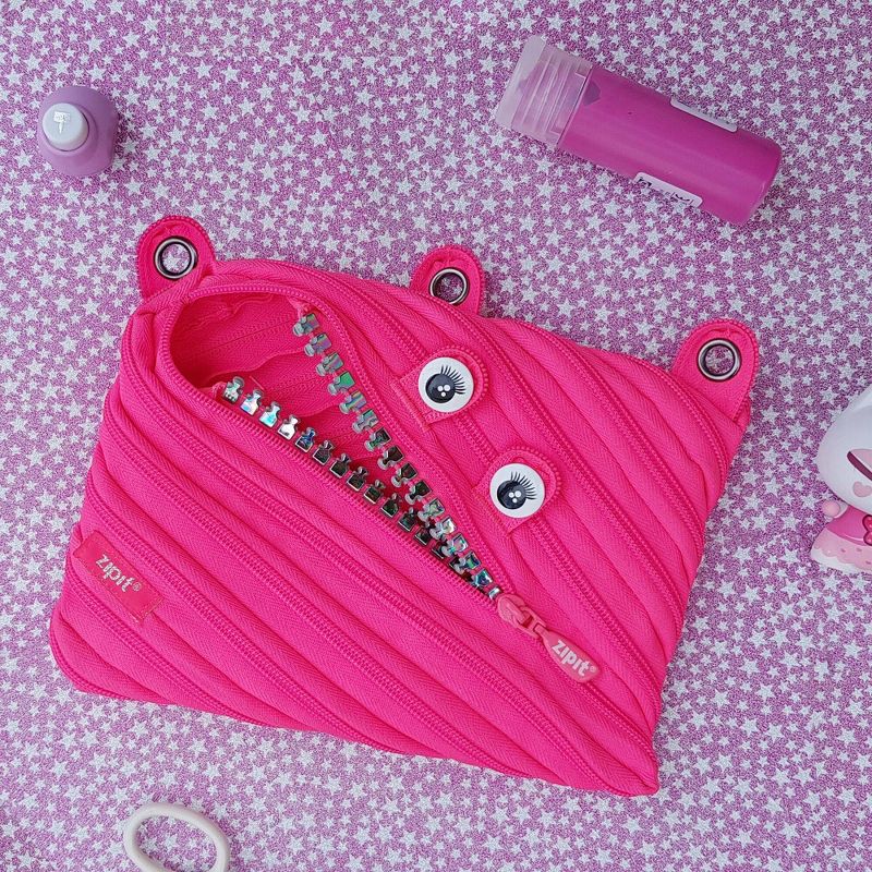Monster Pencil Case Pink - ZIPIT