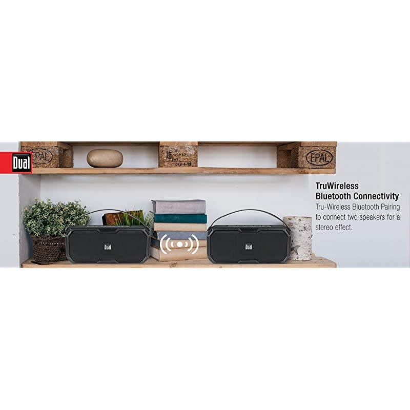 LUBTWS6 Wireless Portable Bluetooth Speaker | Truwireless Bluetooth Stereo | Waterproof Dustproof IP67 | 360? Rich Dynamic Sound | 100ft Wireless Range | 15 Hour Playtime