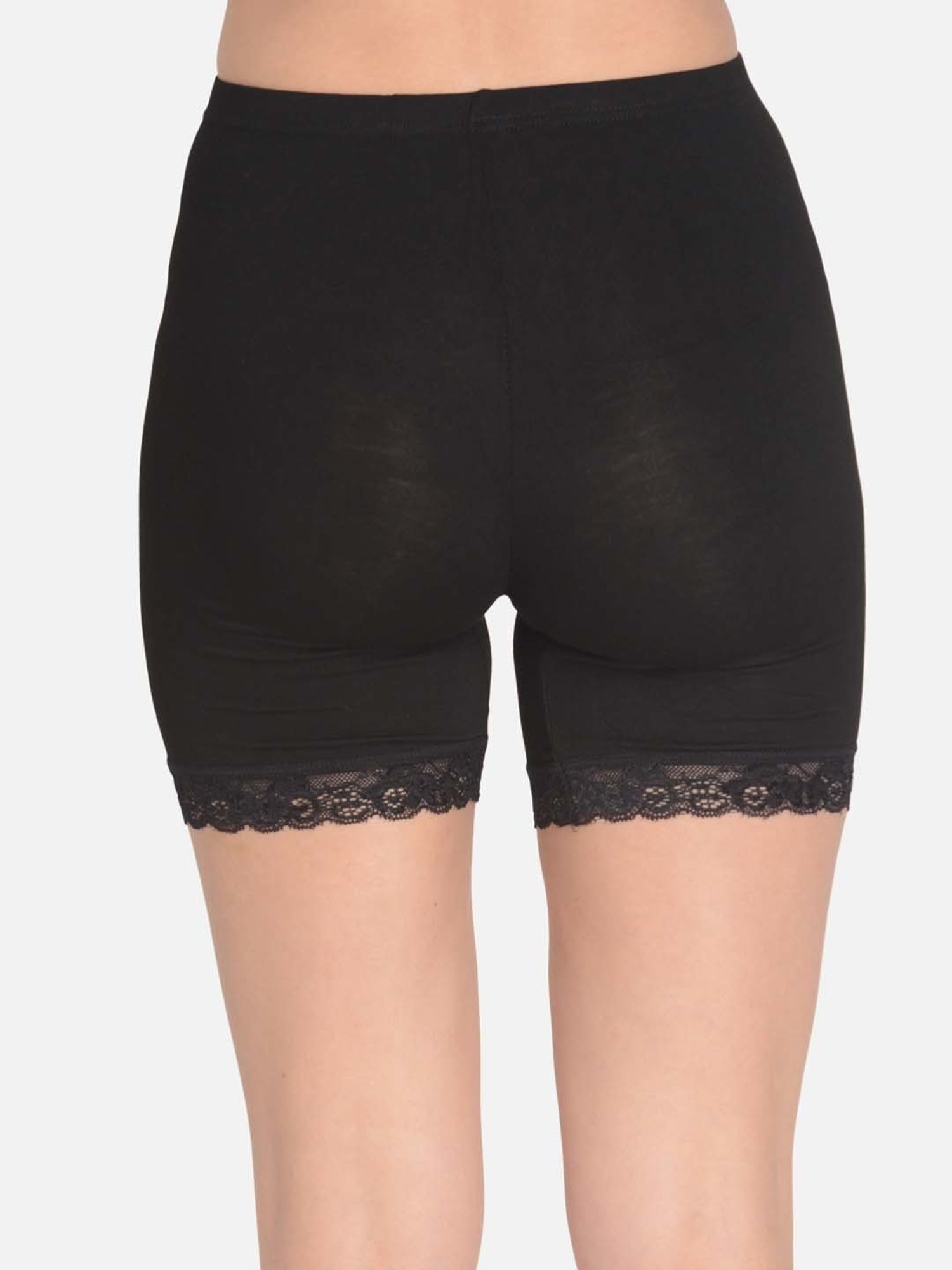 mod & shy Black Cotton Boy Shorts Panty