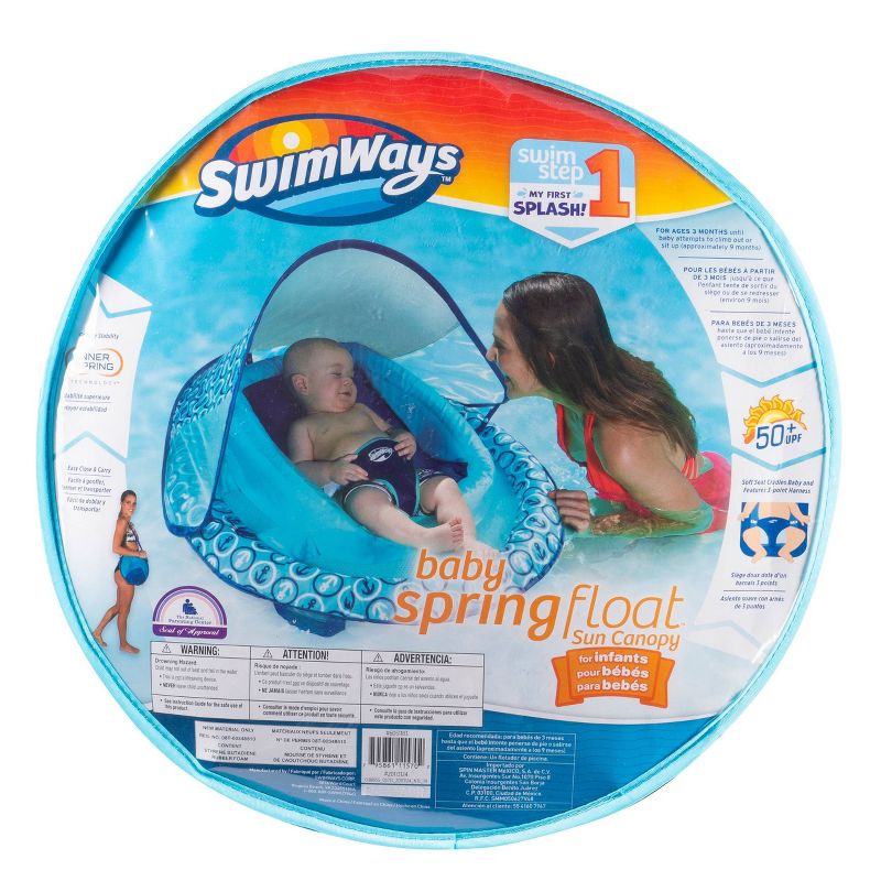 SwimWays Infant & Baby Spring Water Float - Blue