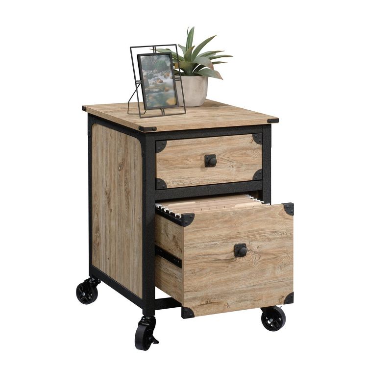 Steel River Pedestal File Cabinet Distressed Brown - Sauder