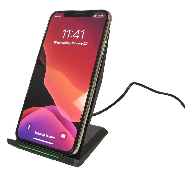 Comprehensive Qi Certified Wireless Fast Charging Stand - 5 V DC, 9 V DC Input - 5 V DC, 9 V DC Output - Input connectors: USB
