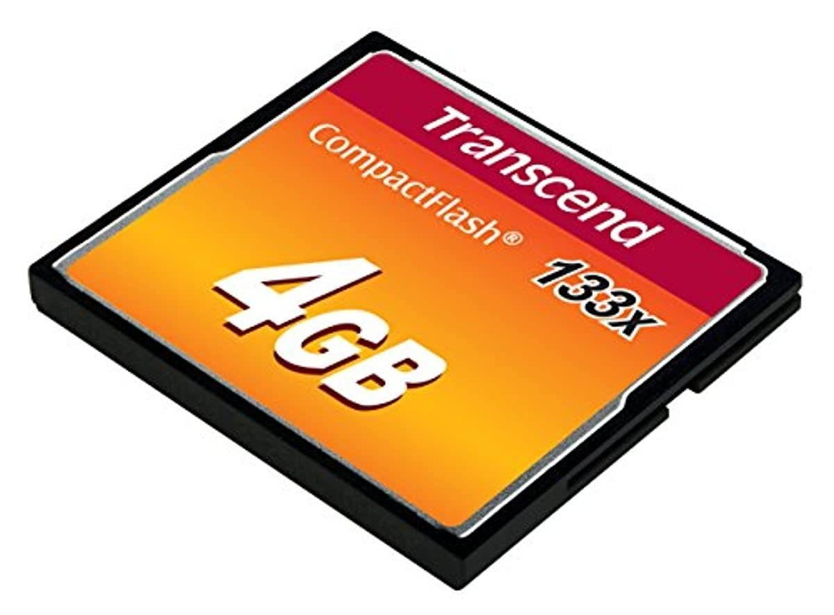 Transcend 4 GB 133X CompactFlash Memory Card TS4GCF133