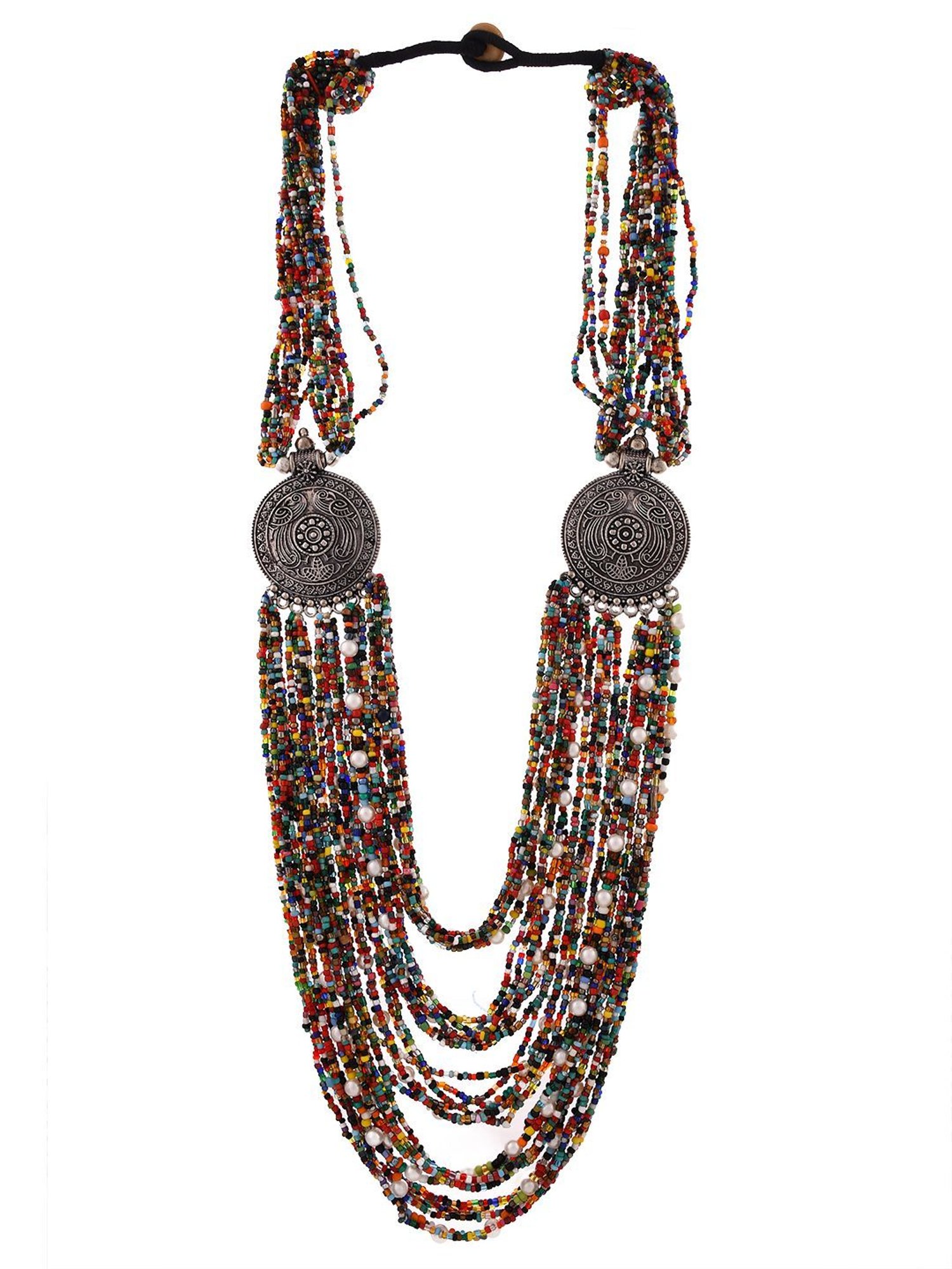 Imli Street Multicolor Long Beaded Handcrafted Necklace