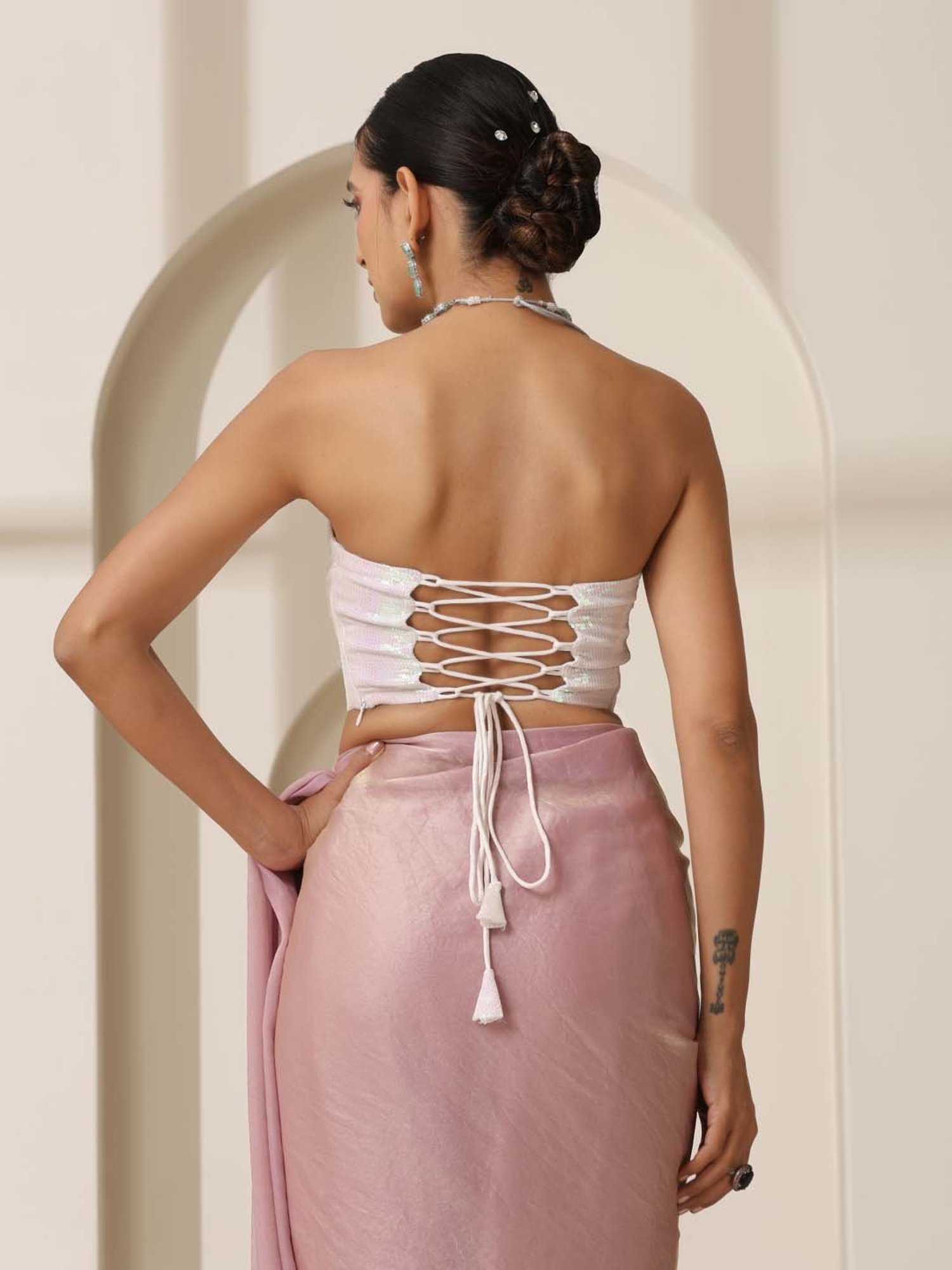 Swtantra Multicolor Embellished Blouse