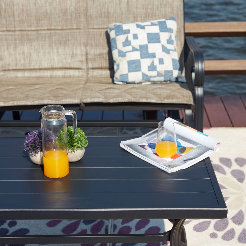 2pc Outdoor Patio Glider Seating Set - Patio Festival