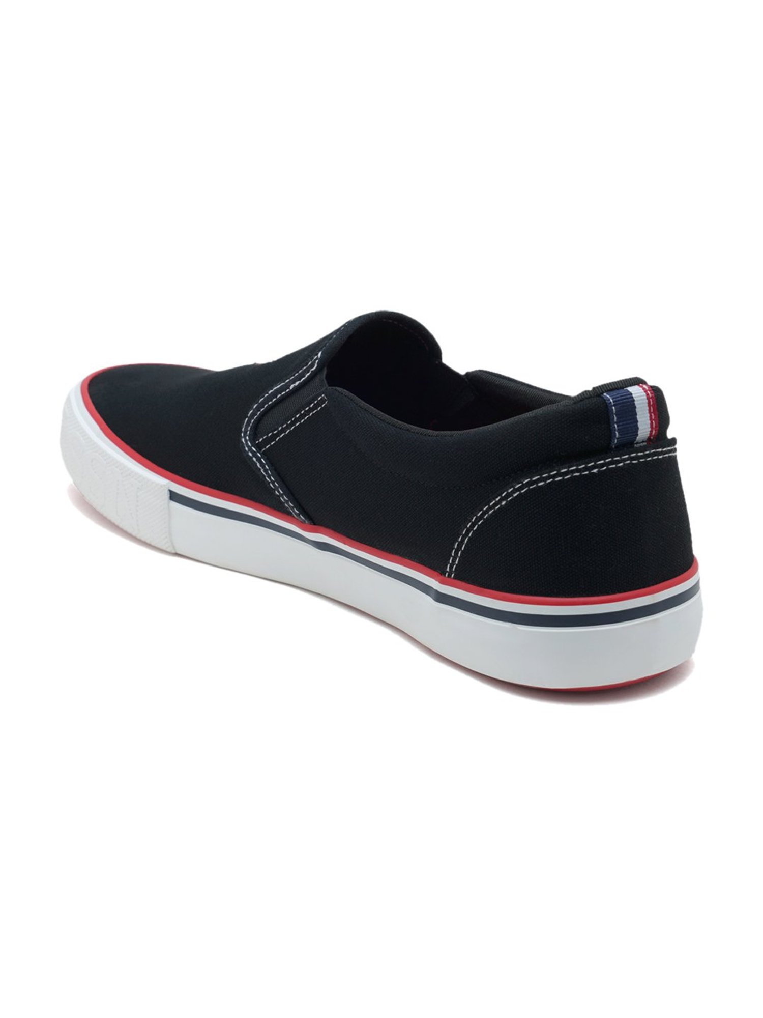 U.S. Polo Assn. Men's Black Plimsolls