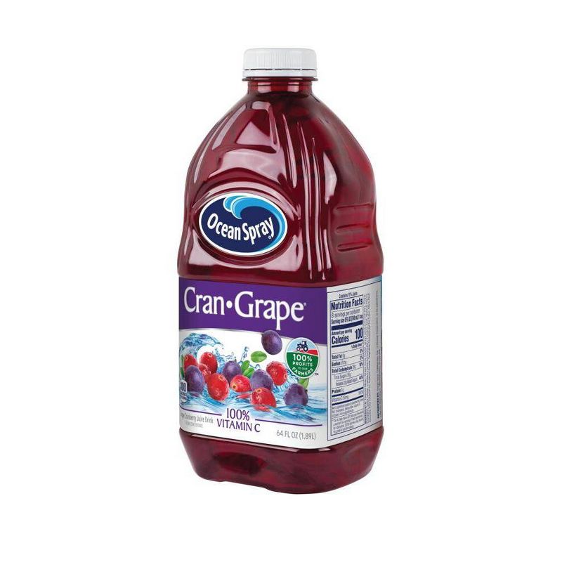 Ocean Spray Cran-Grape Juice - 64 fl oz Bottle