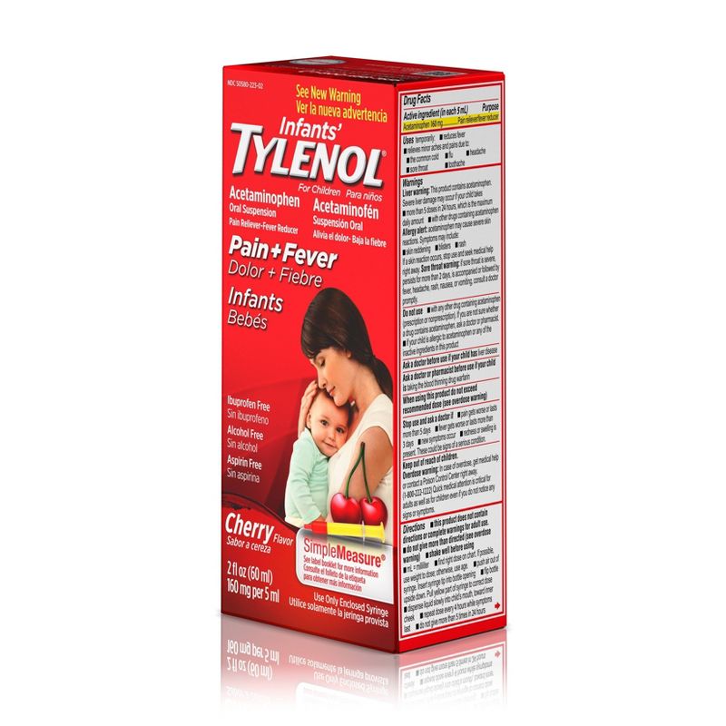 Infant Tylenol  Pain Reliever Cherry 2 fl oz
