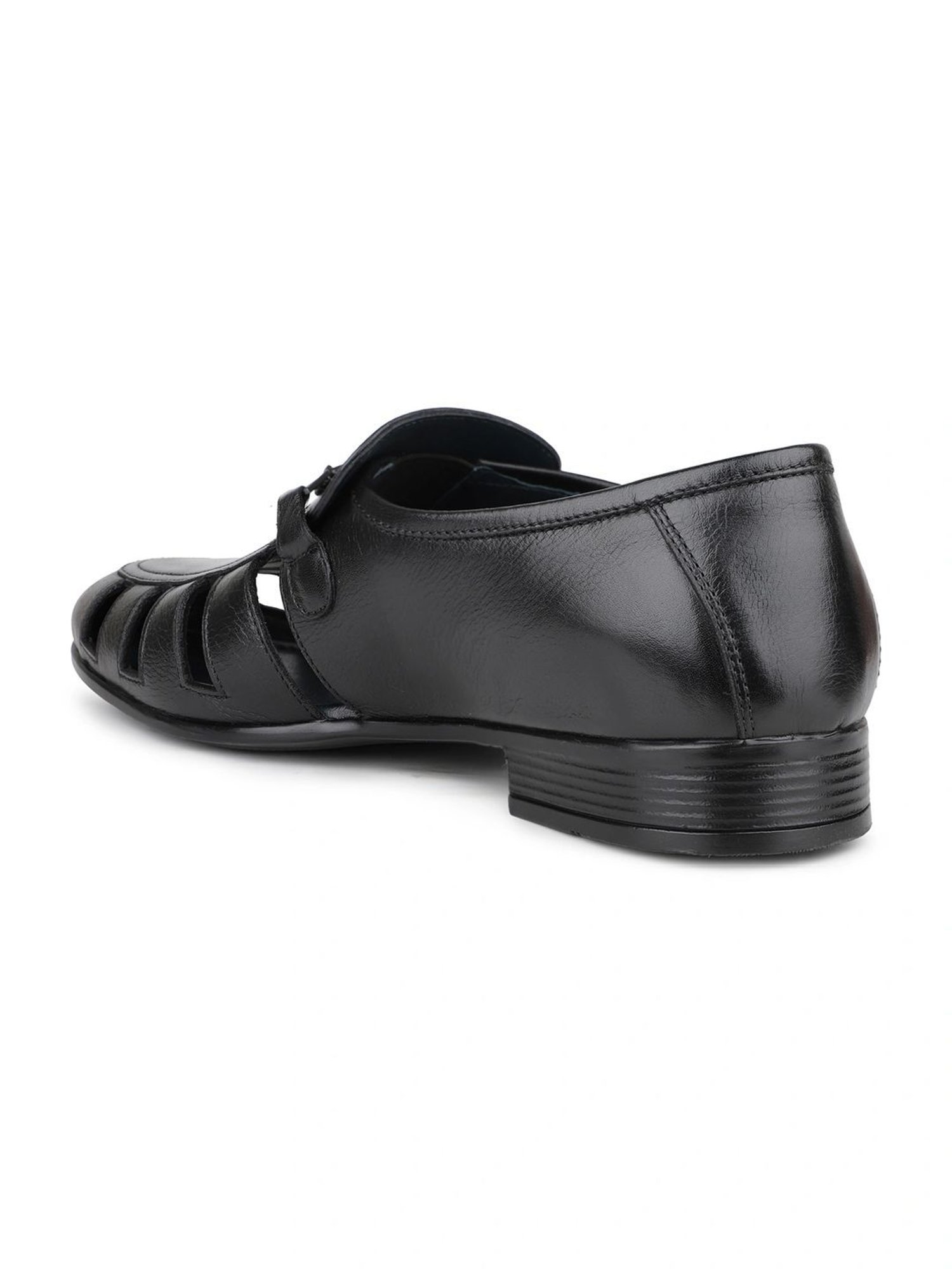 Atesber by Inc.5 Men's Black Fisherman Sandals