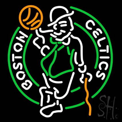 Fashion Neon Sign Boston Celtics NBA Handcrafted Real Glass Lamp Neon Light Neon Sign Beerbar Sign Neon Beer Sign24x24