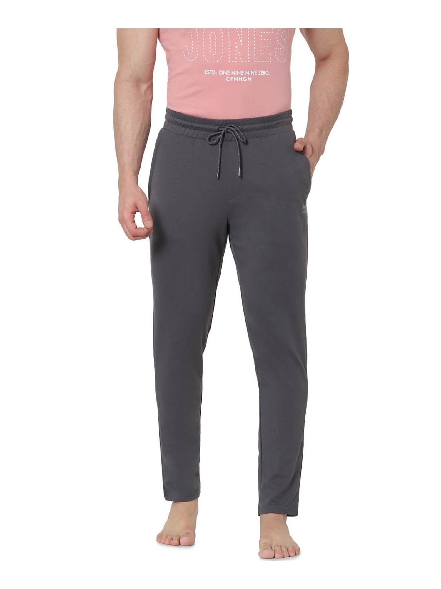 Jack & Jones Dark Grey Regular Fit Trackpants