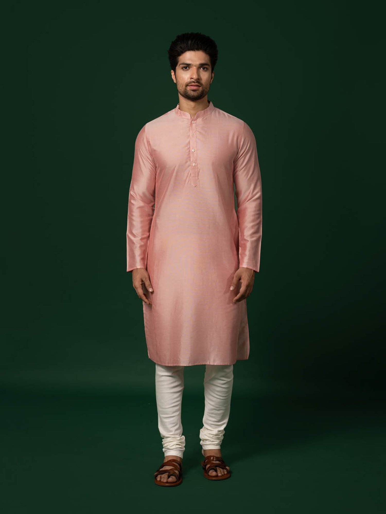 Sanwara Sea Green & White Cotton Regular Fit Chikankari Kurta Bottom Set