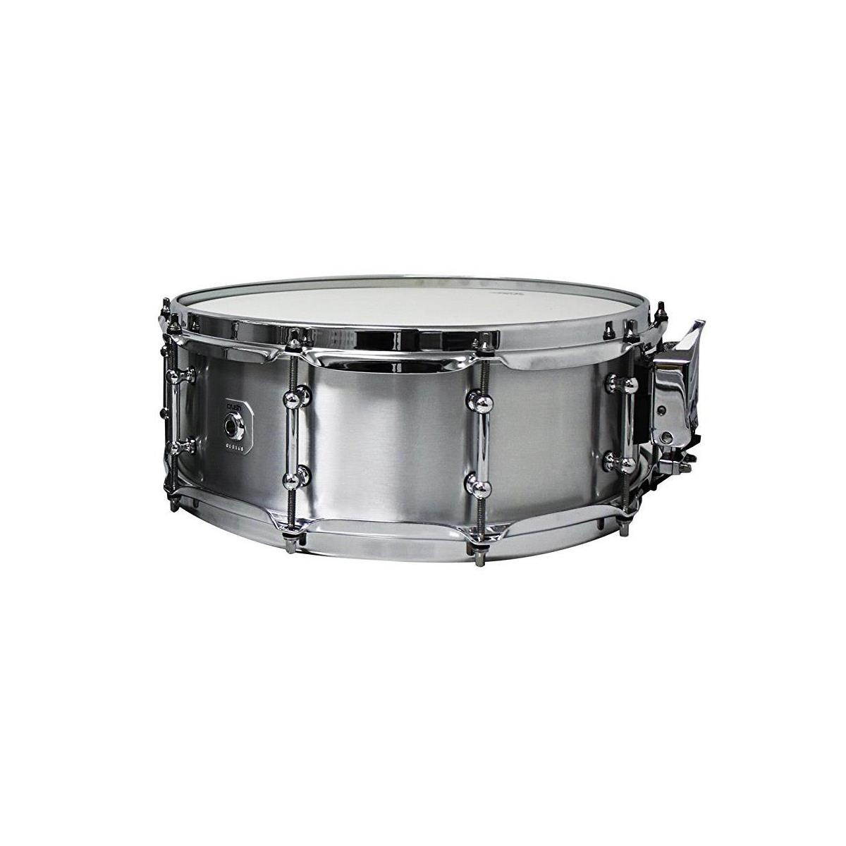 Crush Drums Rolled Metal 14x5.5" Snare Drum, Aluminum Natural Finish #RMS14X55A