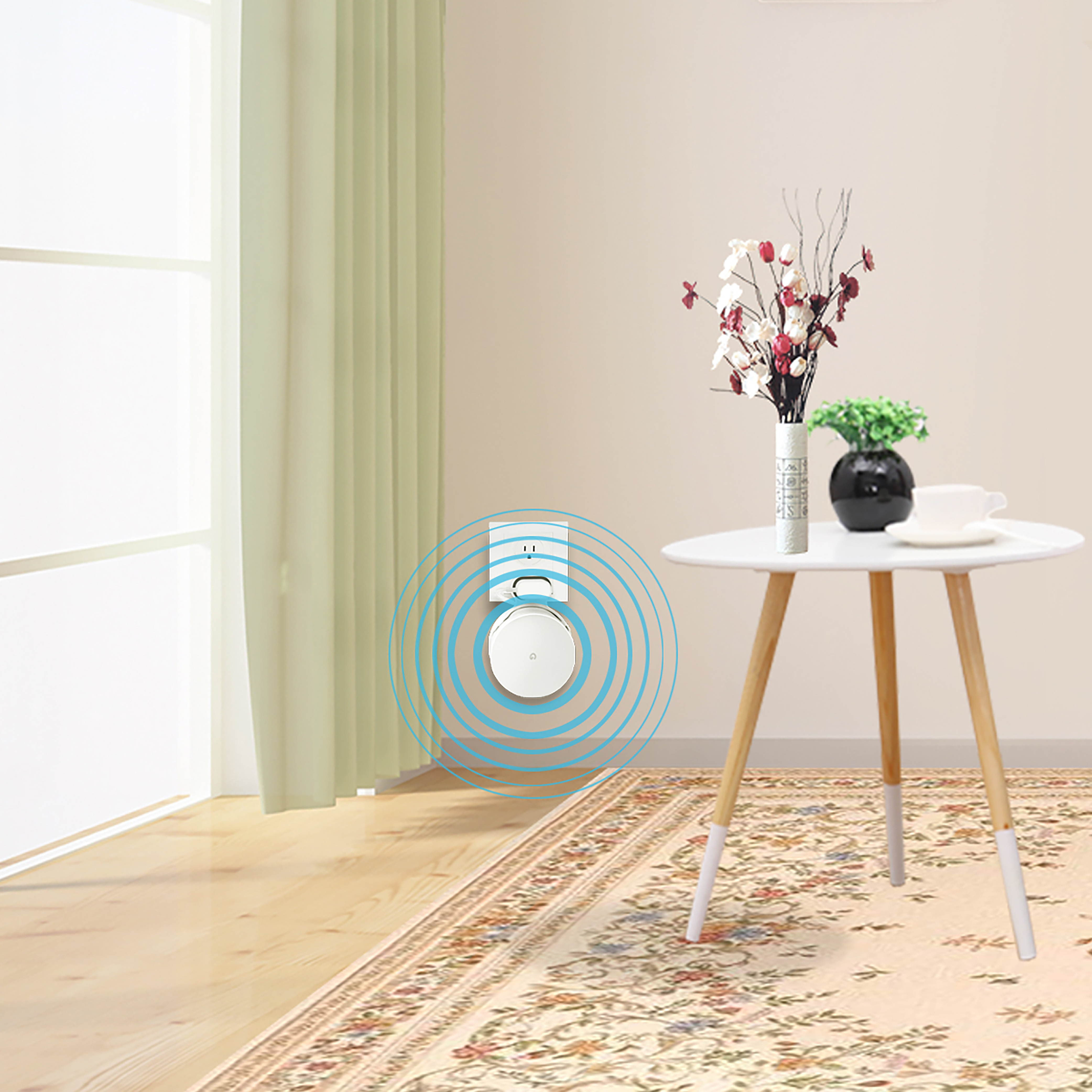 STANSTAR Google WiFi Wall Mount ,WiFi Bracket Holder for Google Mesh WiFi Router and System Convenient Google WiFi Holder Plug in Without Messy Wires or Screws(2 Pack)