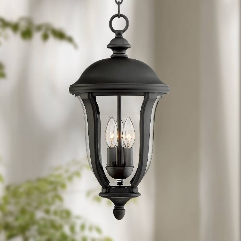 Bel Air Lighting Outdoor Hanging Pendant Black