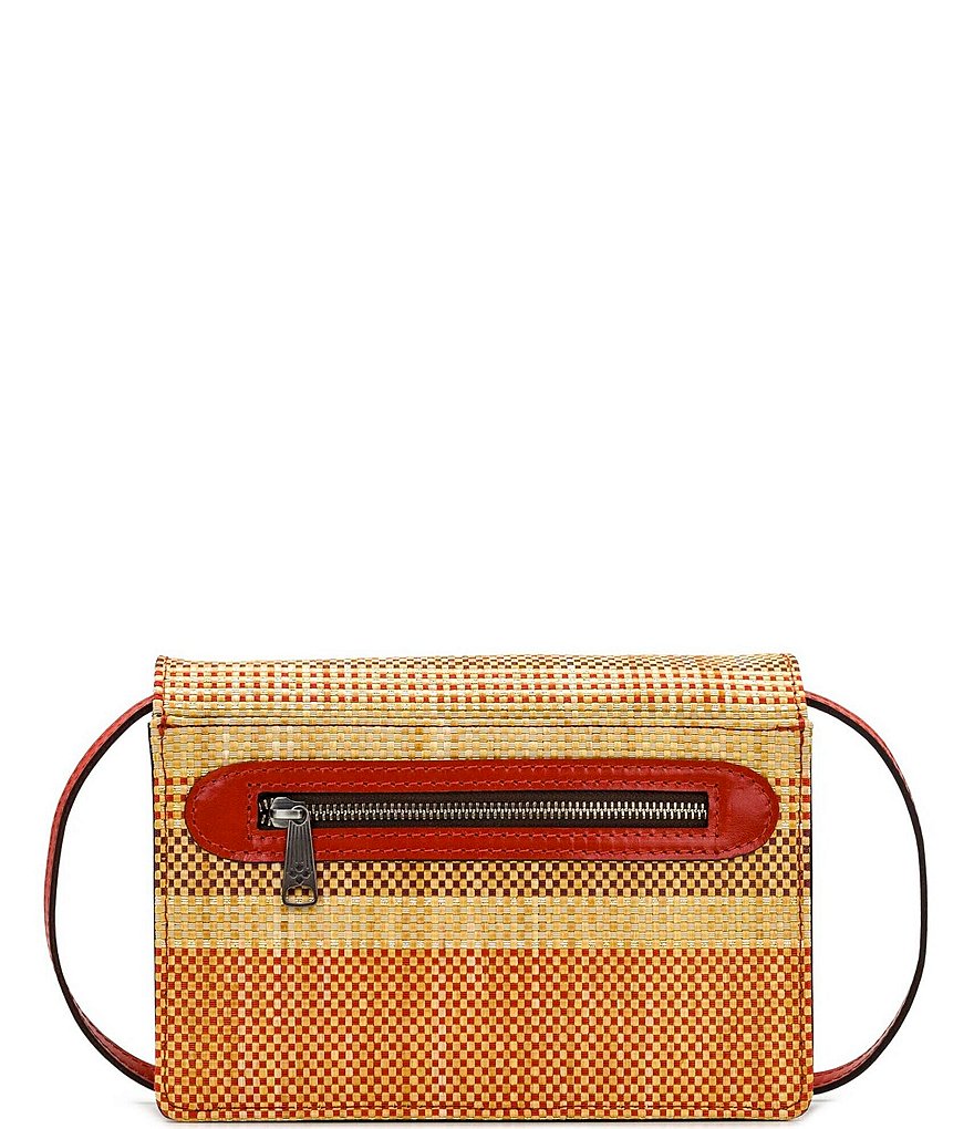Patricia Nash Seasonal Collection Muzzari Straw Organizer Crossbody Bag