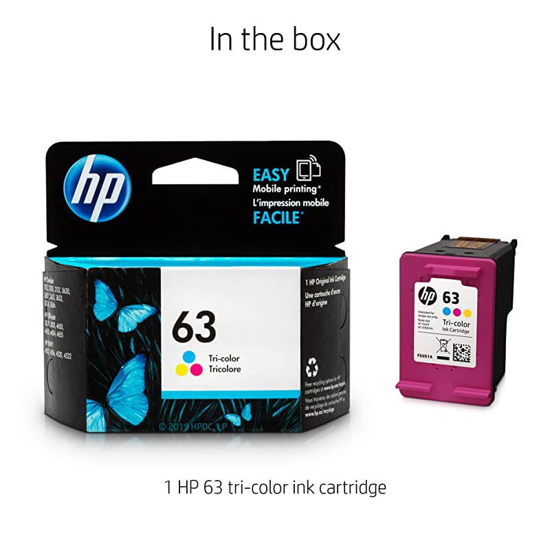 63 | Ink Cartridge | Tricolor | F6U61AN
