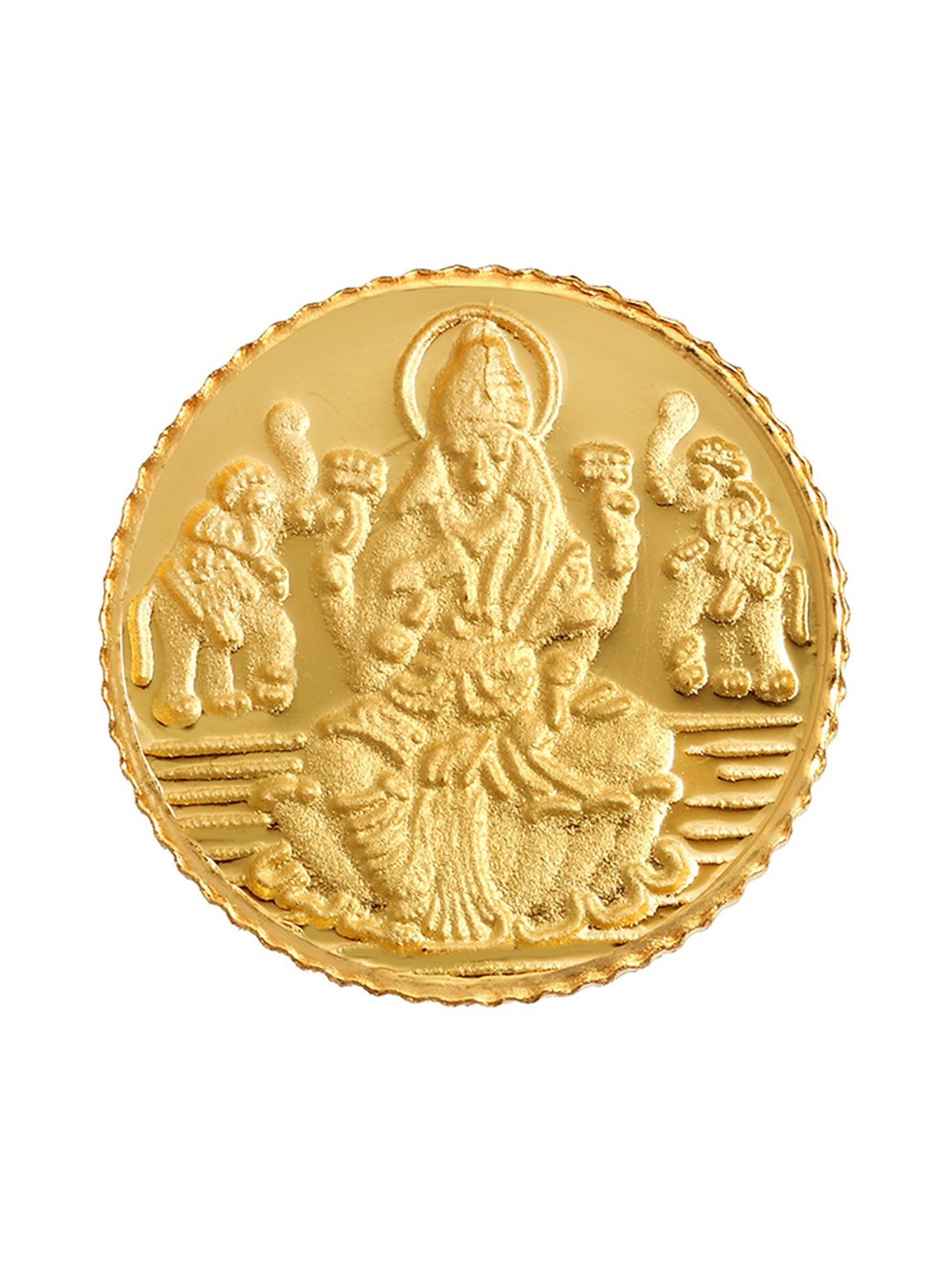 Bangalore Refinery Goddess Lakshmi 24k (999) 1gm Gold Coin